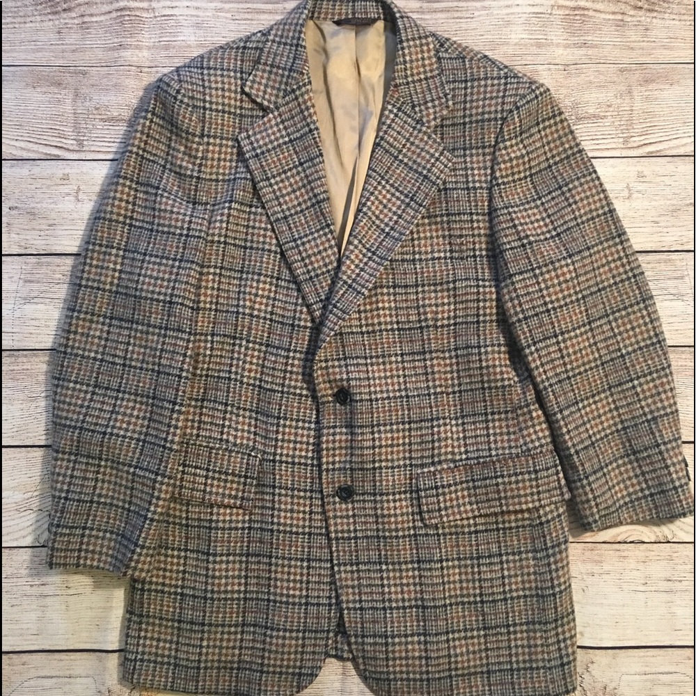 The Squire Shop Men’s Plaid Blazer- 42 R